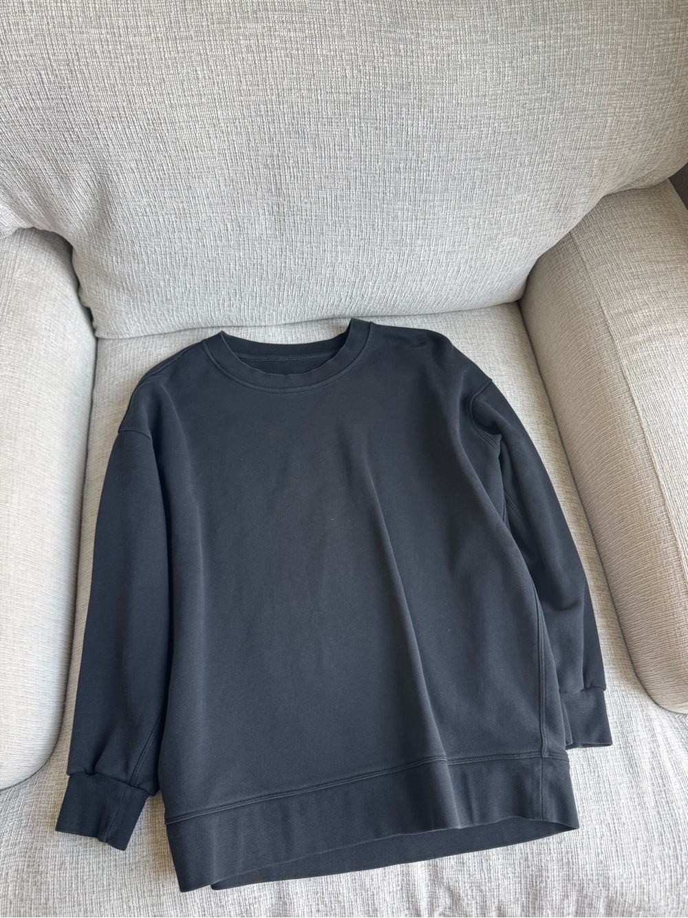 lululemon athletica Black Crewneck Pullover Sweater